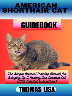 cover image of AMERICAN SHORTHAIR CAT GUIDEBOOK